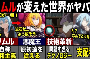 【転スラ】リムルが世界に行った変革がヤバイ...支配者となるまでの道のりが凄すぎた！