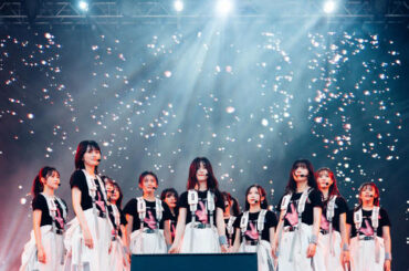 「Clockenflap Music　＆　Art Festival 2024」でパフォーマンスする櫻坂46（Sherwin Wong）