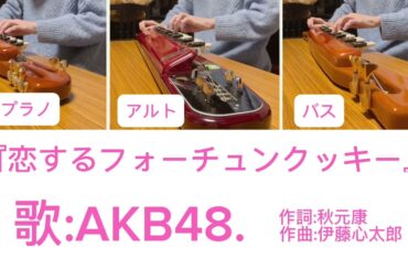 大正琴で弾いてみた#50『恋するフォーチュンクッキー』歌:AKB48/アメトーーク！「踊りたくない芸人」でおなじみwww センターは指原莉乃❤️