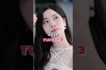 TWICE MONTHLY RANKS IN KOREAN BRAND REPUTATION 2024 (GIRL GROUPS ONLY) #kpop #twice #once