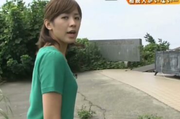 椿原慶子アナ　巨大観音像リポート#女子アナ #フジテレビ