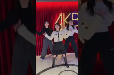 #市川美織 さんが新公演ユニット曲 #Lollipop も一緒に踊ってくれました #みおりん さん またAKB48劇場に遊びに来てくださいね˖°#小栗有以 #山内瑞葵  #ここからだAKB48