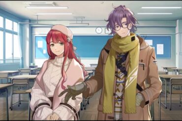 七瀬茉莉亜(cv 相羽あいな)と 栄多凌久 (cv 杉田智和)