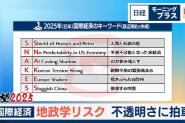 展望2025（1）国際経済 地政学リスク 不透明さに拍車【日経モープラFT】