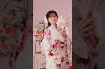 ついに解禁！！桜田ひより2025振袖大公開！！#振袖レンタル#振袖#成人式#成人式振袖#成人式レンタル#桜田ひより#白振袖#ピンク振袖