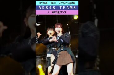 #蜂の巣ダンス ① #AKB48 #チーム8　Team8　#坂口渚沙 #高橋彩音 #吉川七瀬 #永野芹佳 #徳永羚海 #行天優莉奈 #左伴彩佳 #倉野尾成美 #なんてったってアイドル　#shorts