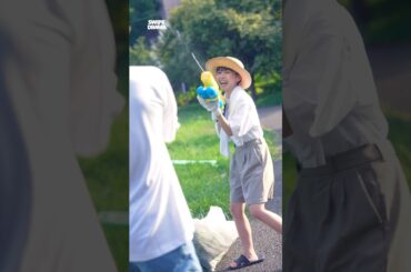 水鉄砲で遊ぶ #実熊瑠琉 ちゃんが無邪気すぎる | SWIPEDRAMA | #スワドラ #shorts #505の約束 #ショートドラマ #中瀬古隆盛