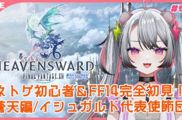 【#ff14 / #ファイナルファンタジー14  】完全初見！ネトゲ初心者＆はじめてのFF！蒼天のイシュガルド/イシュガルド代表使節団、強そう【#凩ほたび /#新人Vtuber】
