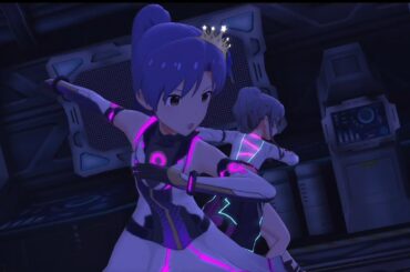 【ミリシタ】Miracle Night MV Purple Glow Chihaya and Sayoko