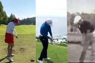 右手が下回りスイング（尾関彩美悠、申ジエ、森田遥）