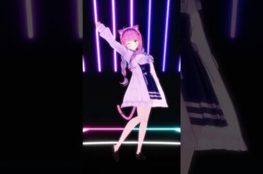【VtuberMMD】ピッカーン/Giga & TeddyLoid meets 松田里奈 & 森田ひかる【湊あくあ】#shorts #vtuber #mmd