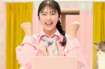 渋谷凪咲、キャリアアップで満面の笑み！「SHElikes」新CM