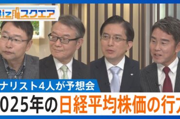 2025年の日経平均株価の行方は？プロ4人が予想　巳年の相場の格言は「辰巳天井」…史上最高値の更新なるか【Bizスクエア】