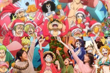 One Piece & MOS Burger Christmas Moss Chicken Pack Japanese TV Commercial (2023-2024) HD