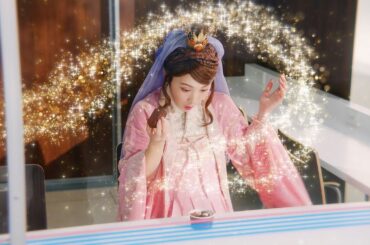 川栄李奈、ローソンCMでまさかの「三太郎」織姫姿に変身！ローソン×auのコラボCM「濃厚ショコラスイーツ 織姫」編が公開