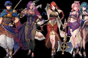 Fire Emblem Heroes: Voice Clips - Dust Storm Mercs (Ike, Malice, Tethys, Marisa Byleth (F) Duo)