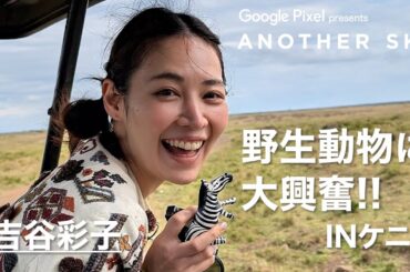 【地上波未公開】吉谷彩子 野生動物に大興奮！！ IN ケニア