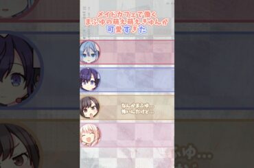 メイドまふゆ「萌え萌えきゅん...」【プロセカ/25時、ナイトコードで。】#shorts #プロセカ #ニーゴ #暁山瑞希 #佐藤日向 #東雲絵名 #鈴木みのり #宵崎奏 #朝比奈まふゆ #楠木ともり