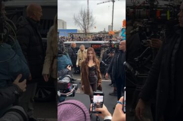 TWICE SANA arriving at #PradaFW25 show 🐹 #사나 #SANA #サナ #TWICE #트와이스 #MISAMO #미사모 #PRADAFW25xSANA