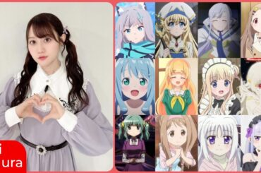 Yui Ogura [小倉 唯] Top Same Voice Characters Roles