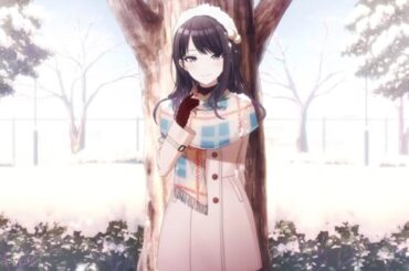 雪にはしゃいで袖とかひっぱっちゃう風野灯織