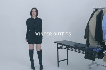 筧美和子の冬の私服たち。