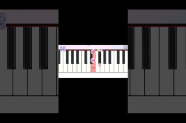 音楽リズムゲーム996.メロディ.にじいろ..絢香. #piano #リズムゲーム