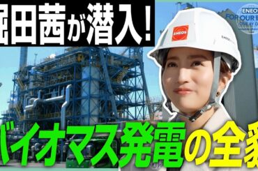 堀田茜が取材！話題のバイオマス発電って何？《 ENEOS FOR OUR EARTH -ONE BY ONE- 》