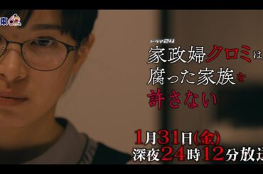 【予告】ドラマ24 「家政婦クロミは腐った家族を許さない」第4話