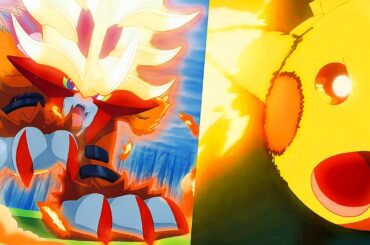 Pikachu VS Entei🔥- Liko Catches Entei | Pokemon Horizons Episode 81 English | Horizons Ep 81 AMV