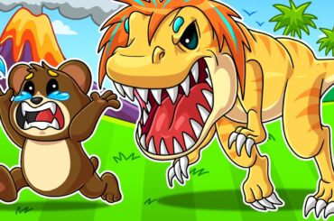 巨大な恐竜になって世界を食べつくしてみたロブロックス【 Roblox T-レックスになる 】