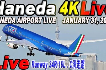 🔵 Live 羽田空港ライブ Haneda Airport Live January 31, 2025 生中継 2025年1月31日 羽田空港ライブカメラ