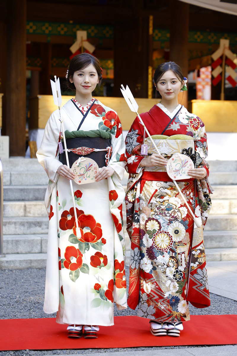 乃木坂46・筒井あやめと井上和 乃木神社で恒例の成人式！2人抱負とは？13