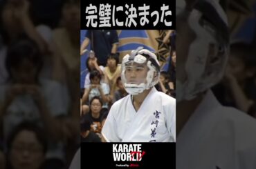 完璧に決まった三日月蹴り #karate #空手 #空手道 #martialarts #三日月蹴り #mikazukikeri #インターハイ #蹴り #legend