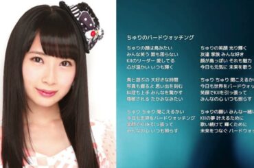 【SKE48高柳明音】ちゅりのバードウォッチング【オリジナル曲】