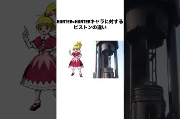 HUNTER×HUNTERキャラに対するピストンの違い #ハンターハンター #hxh #アニメ #shorts