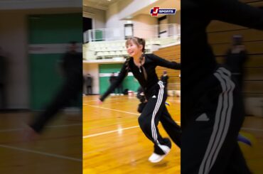 ⻤の迫⽥ 地獄の特訓③ 話題のダンスお姉さんが挑戦！ #volleyball #shorts