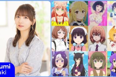 Azumi Waki [和氣あず未] Top Same Voice Characters Roles