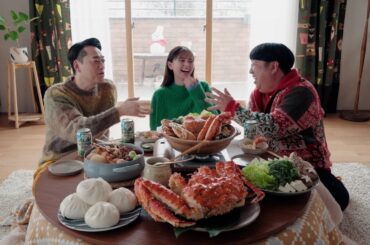 スタイルフリー CM「カニ鍋にはうまい糖質ゼロ」篇 撮影後インタビュー バナナマン 齋藤飛鳥