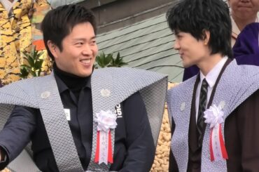 成田山で豆まき 吉村洋文大阪府知事 佐野勇斗 松井玲奈 みりちゃむ NHK連続テレビ小説「おむすび」 【FHD＆60P】 2025