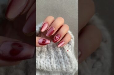 ハートマグネイル🍓 PR by NAILTOWN #セルフネイル #ネイル #ハートマグネット #shorts