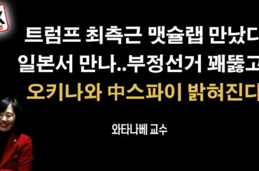 오키나와 중스파이 입장 발표에 시간이 좀 더 필요할뿐 팩트 확실 [와타나베 미카 교수]