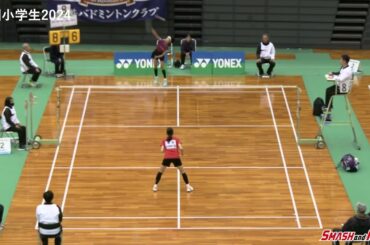 阿波 柚子菜(岡垣ジュニア)vs 舛田 舞羽(高岡ジュニア)6GS_決勝