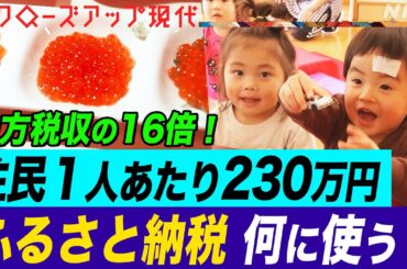 【過去最多】総額1兆円超「ふるさと納税」の使い道は？全国トップクラス168億円の寄付を集める北海道白糠町では？世田谷区は100億円超の流出で危機感(語り:小松未可子)【クロ現】| NHK
