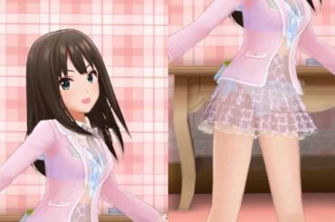 Never say never（制服　渋谷凛）／フォトスタジオ【デレステMV‐NIR View（水着透過）】