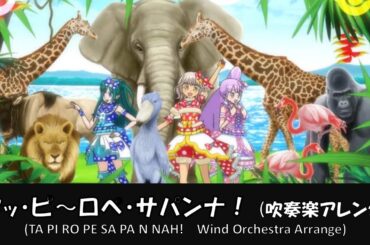 【プリパラ】タッ・ピ～ロペ・サパンナ！【吹奏楽アレンジ】【音質修正後】