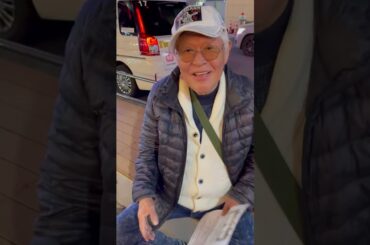 錦糸町の駅前で人生の大先輩とお話ししました。映画「#みんな笑え」公開まであと、68日