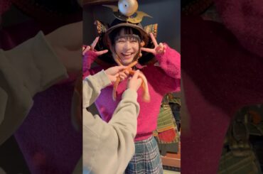 古き良き時代から来ましたーヾ(ﾟωﾟ)ﾉ #甲冑 #兜 #武士 #samurai #japaneseidol #ゆっふぃー #idol