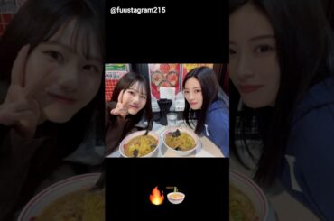 齋藤冬優花 向井純葉 ふーちゃんに会えて楽しそうないとちゃん♩