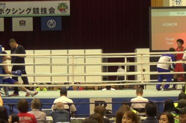 2023 10 10   国体　成年LW級　佐藤日向　対　西山潮音　BOXING